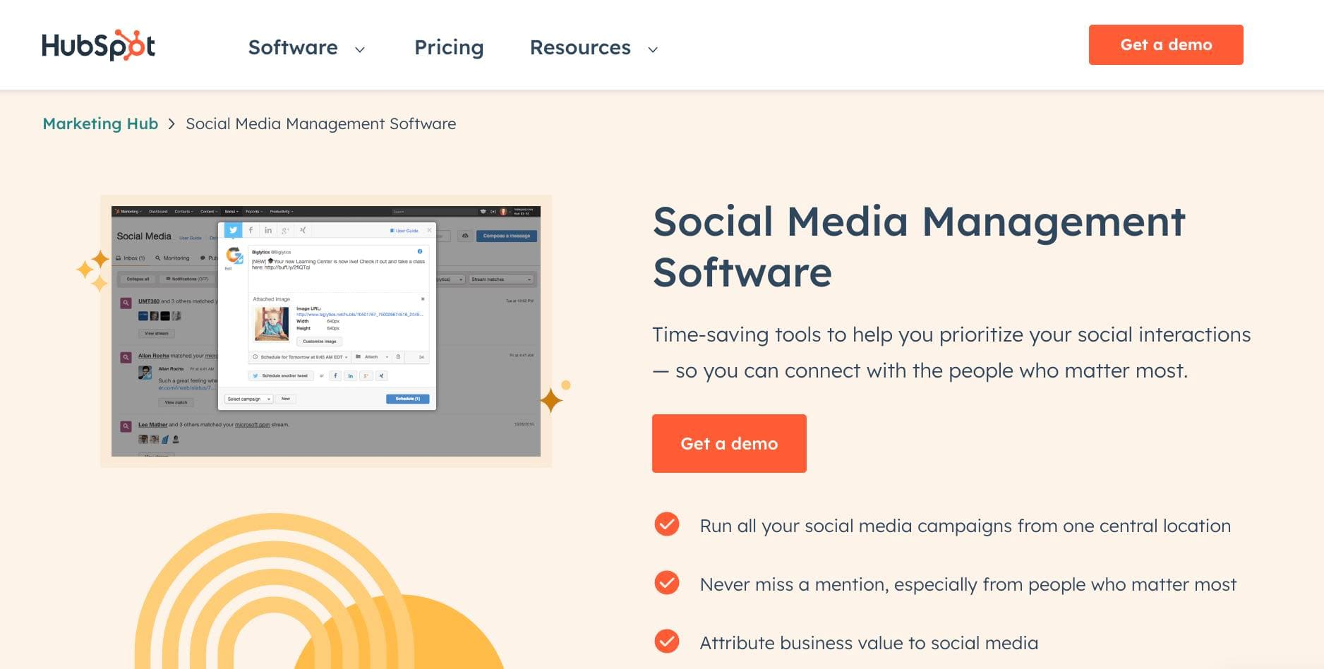 AI marketing tools, Hubspot